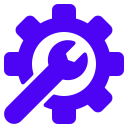 Iconne illustrant les services de maintenance audiovisuelle assurés par les équipes Videlio