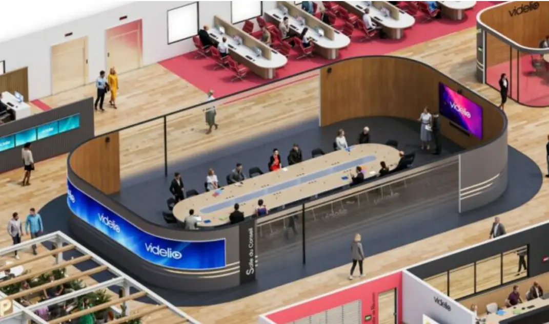 Illustration d'une salle du conseil